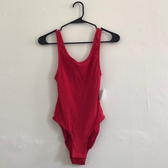 Urban Outfitters Tops - NWT Red Urban Outfitters bodysuit tank top XS